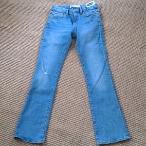 Girls slim boot cut jeans